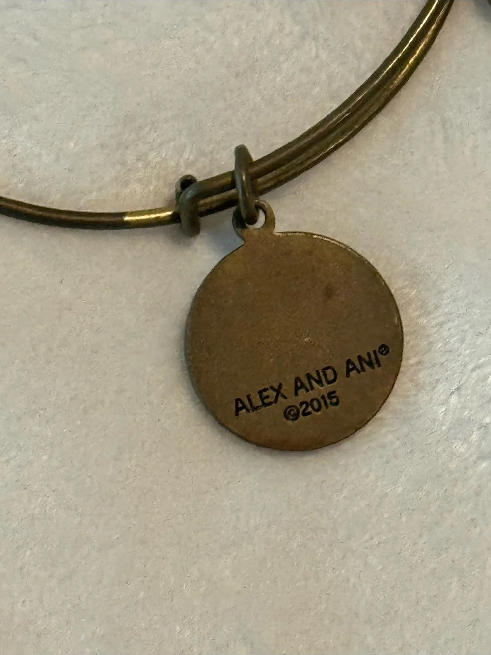 Alex and Ani “Star of Venus” Celestial Charm Bangle - Rafaelian Gold Finish